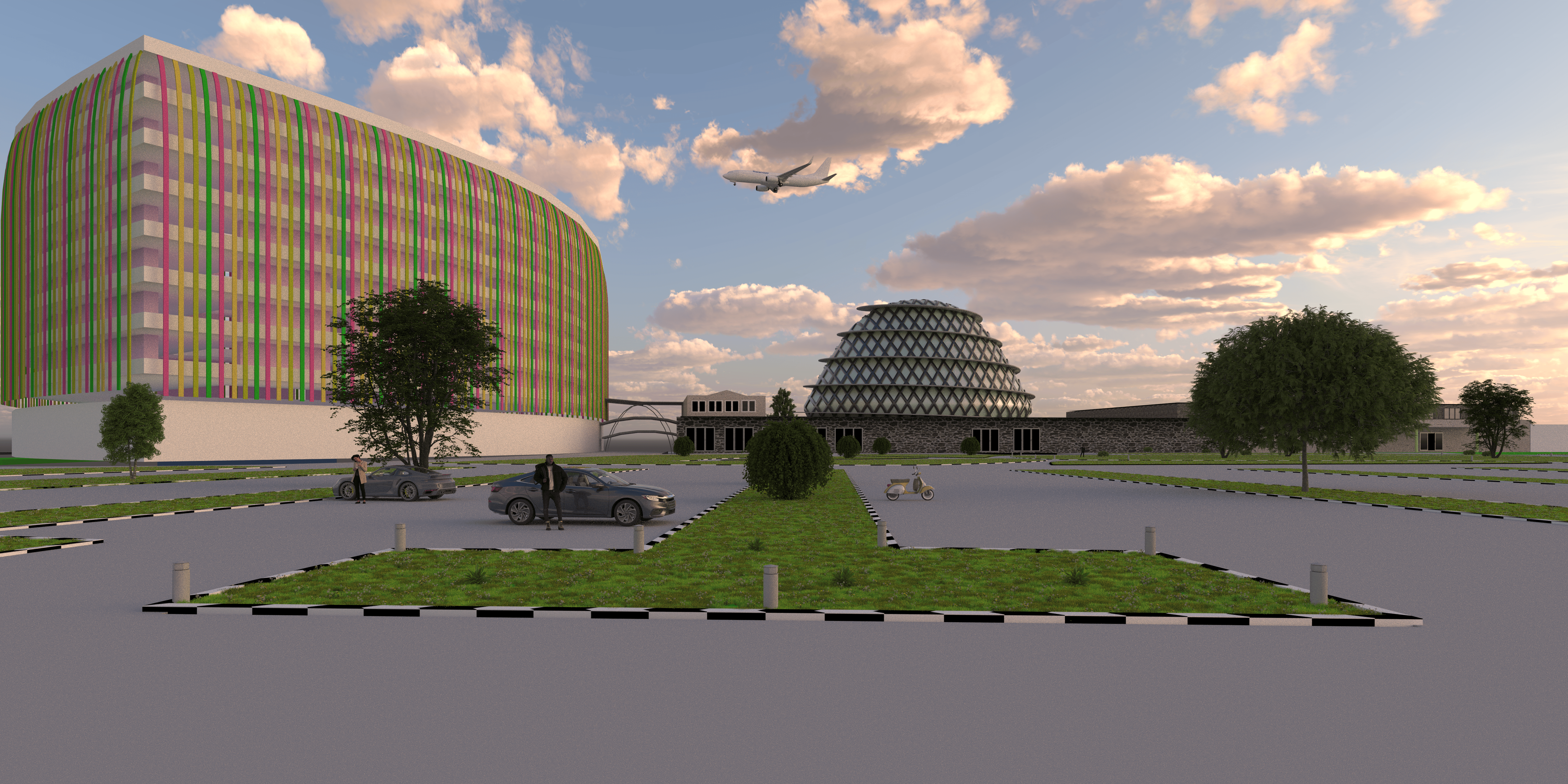 3D Stadtszene – Bild 2