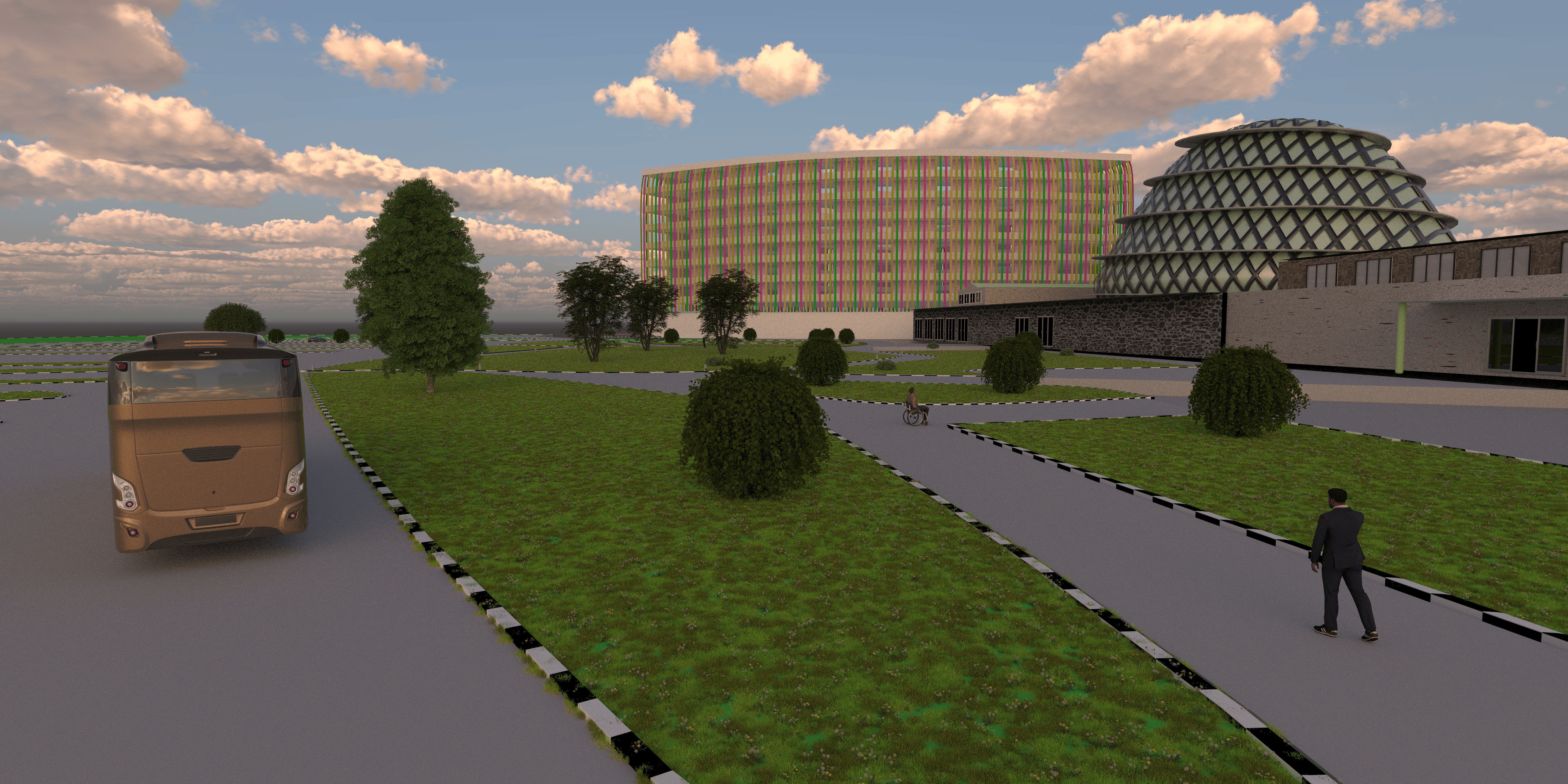 3D Stadtszene – Bild 3